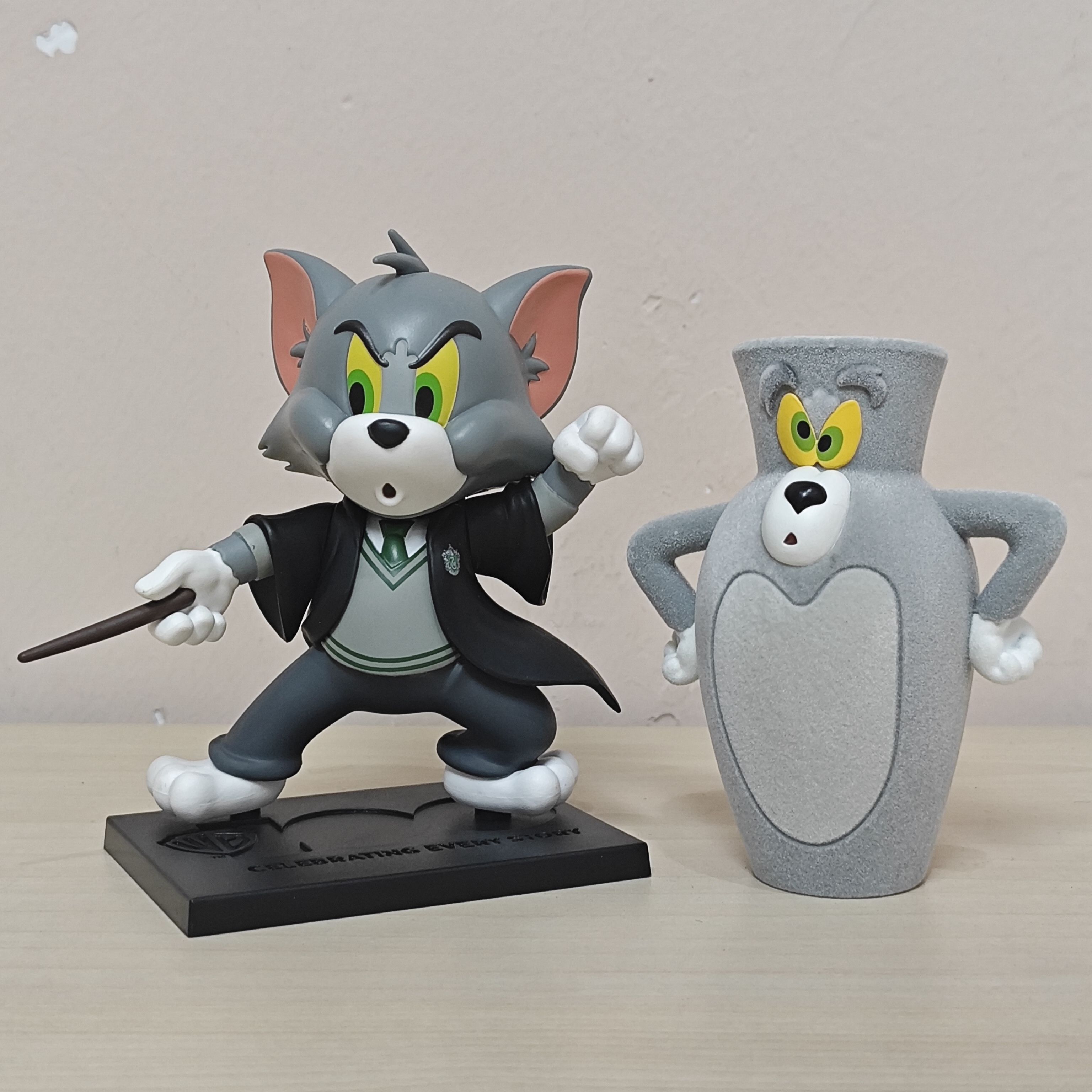 外贸出口猫和老鼠汤姆哈利公仔波特WB周年摆件模型手办玩具植绒猫