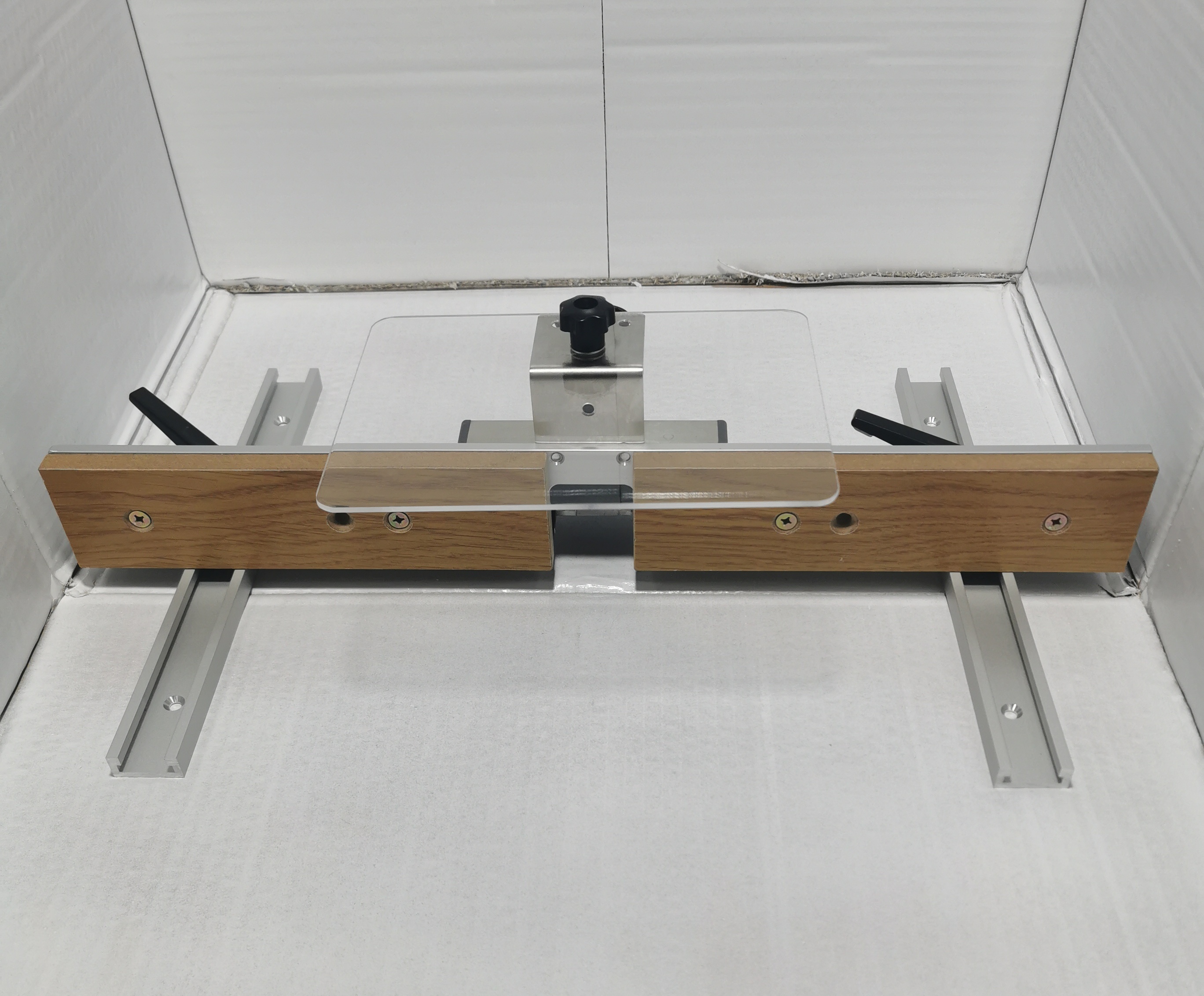 电动工具工作台靠山靠尺简易