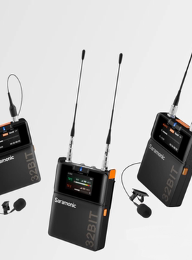 Saramonic 枫笛K9一拖二无线领夹麦克风话筒竖屏短剧录音