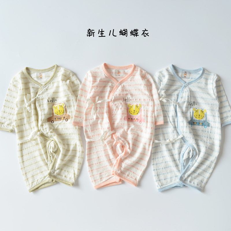 初生婴儿衣服纯棉蝴蝶衣和尚服夏季新生儿哈衣春秋宝宝连体衣夏装在类目 童装/婴儿装/亲子装, 连身衣/爬服/哈衣中 - 来自Buy2taobao.com提供专业的淘宝代购服务