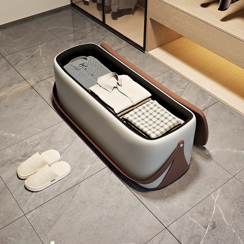 玄关奶油风入户门换鞋凳门口家用鞋柜一体穿鞋凳轻奢高级感鞋架凳