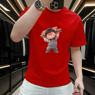 圆领弹力短袖 2026新款 百搭修身 潮流运动休闲男士 高品质T恤 时尚