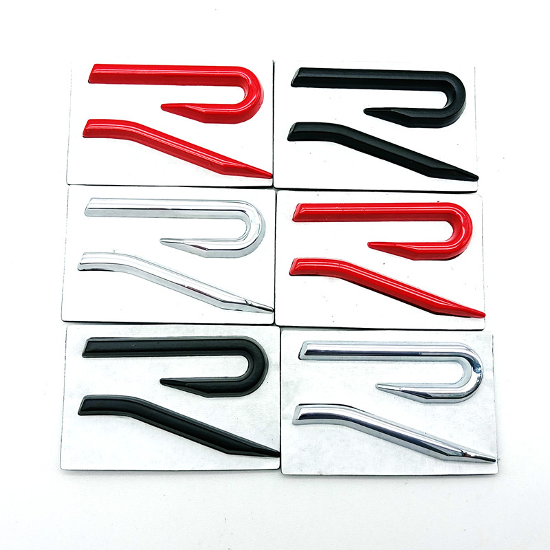 适用大众高尔夫8侧标贴CC迈腾速腾凌渡改装后备箱板侧标新R车贴