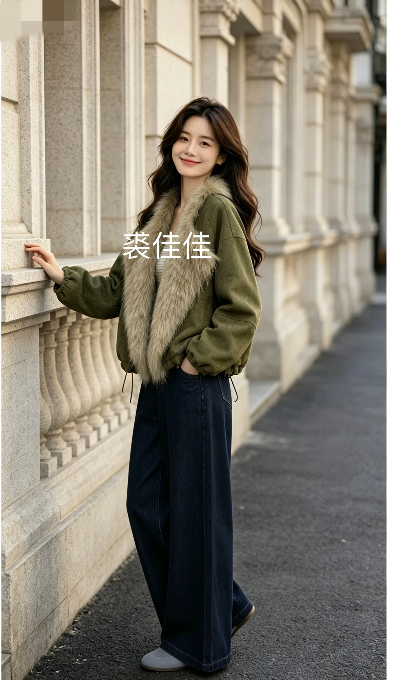雪域假日大翻领貉子毛麂皮绒真皮草鹅绒洋气短款羽绒派克服外套女