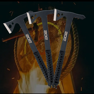 索格SOG TH1001-CP飞鹰投掷斧三把装 户外野营手斧营地斧子小斧头