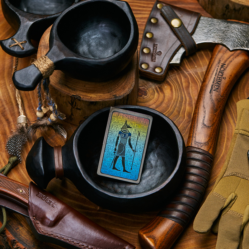 Gain盖隐钛合金刀卡开箱刀