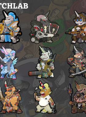德国PATCHLAB独角兽Paladin圣骑士魔术贴章帕拉丁战术士气章臂章