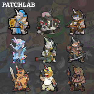 德国PATCHLAB独角兽Paladin圣骑士魔术贴章帕拉丁战术士气章臂章