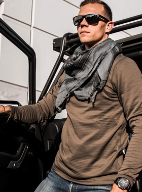 美国Condor正品603秋冬半拉链L2格子抓绒打底衫保暖内衣长袖T恤