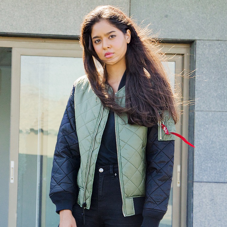 阿尔法MA-1DiamondPattern夹克