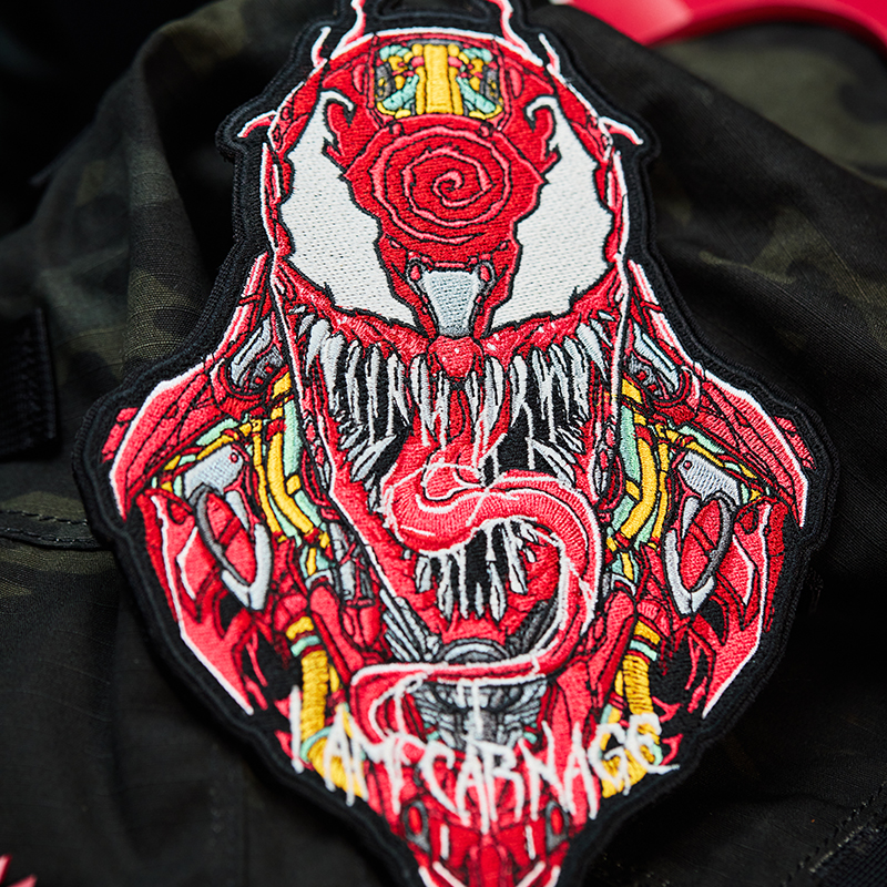 法国毒液士气章战术魔术贴