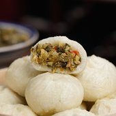 嵊州小笼包800g老面发酵雪菜笋丝鲜而不腻家庭早餐冷冻商用家用