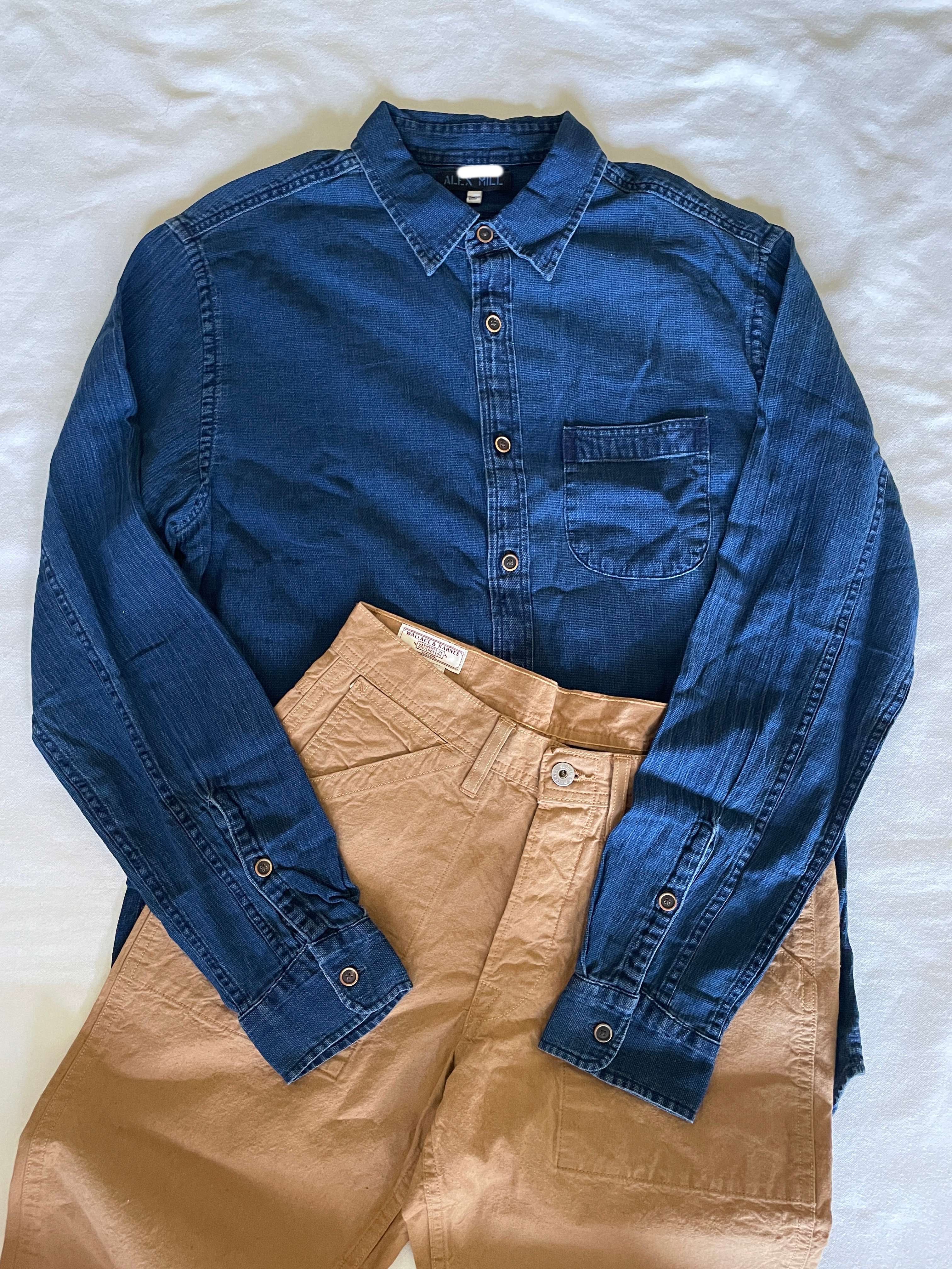 没衬衫怎么型！复古腔调拉满美国小众衬衫长袖重磅单穿叠穿百搭