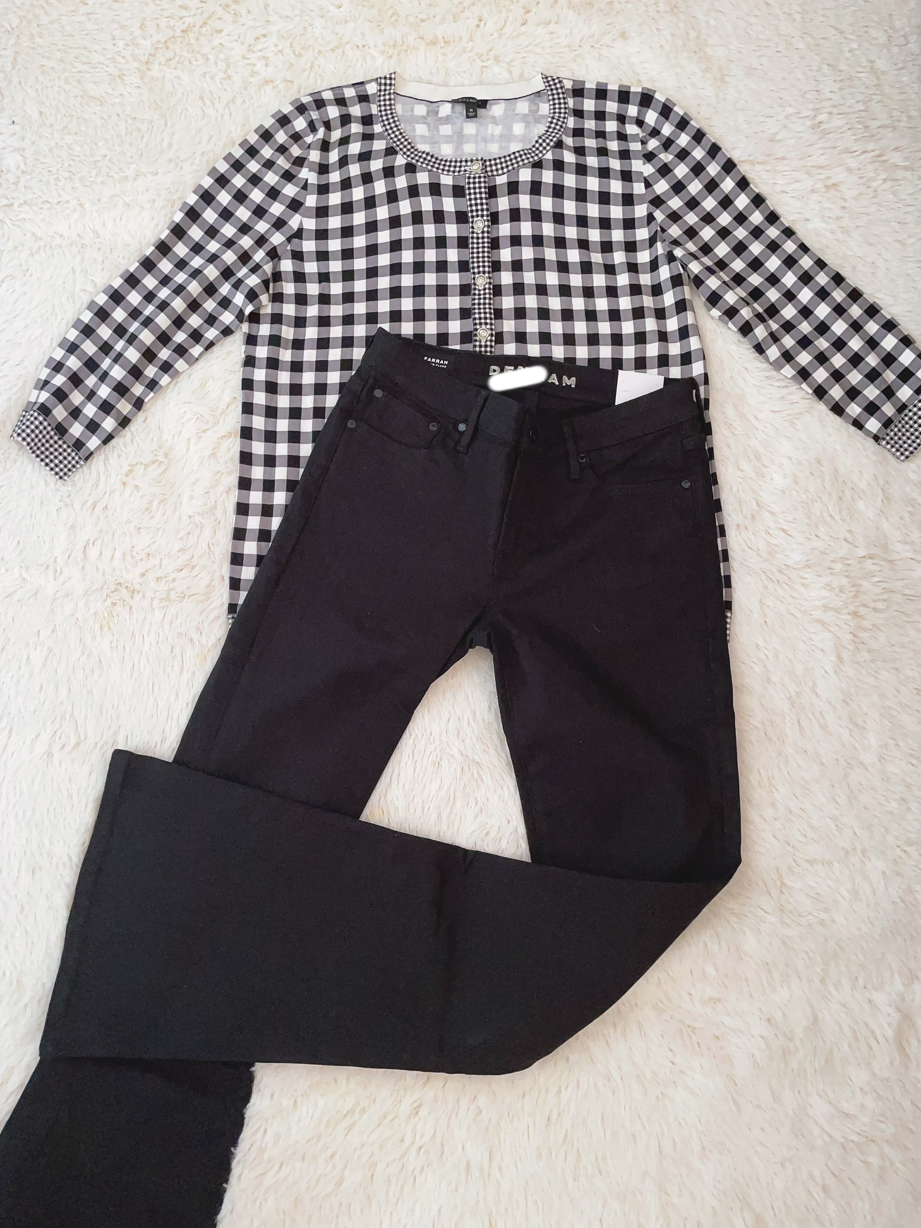 穿出超模大长腿神裤！依然好裤型荷兰单 黑色低腰喇叭裤显瘦百搭