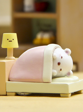 卡通创意立体树脂精灵生物猫咪台灯园艺多肉花插插件居家装饰