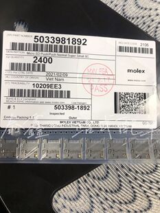 503398-1892 MOLEX莫仕原厂进口全新原装自家库存 5033981892