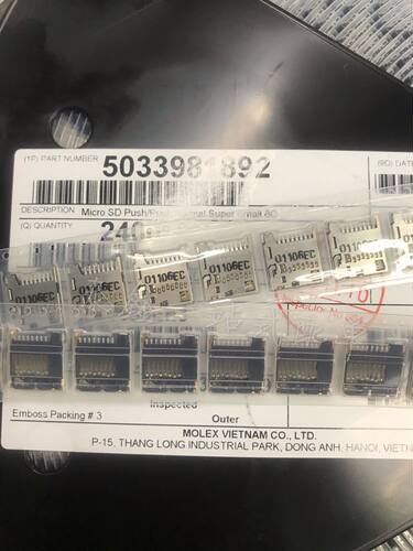 503398-1892 5033981892 MOLEX莫仕进口全新原装自家库存现货