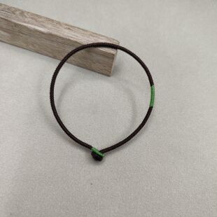 绿色纯手工编织正宗九乘金刚结情侣红绳招财手绳马年开运手链男女