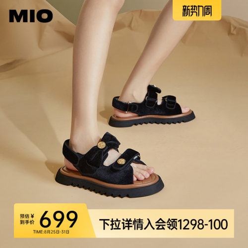 米奥休闲凉鞋MIO复古轻便凉拖