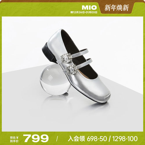 米奥玛丽珍鞋MIO复古单鞋