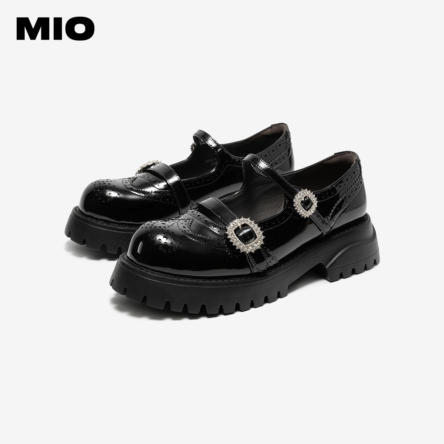 MIO米奥女鞋复古双扣带玛丽珍女2026新款乐福鞋单鞋女M261414428,女鞋,玛丽珍鞋,淘宝优惠券,粉丝福利购,淘宝优惠卷