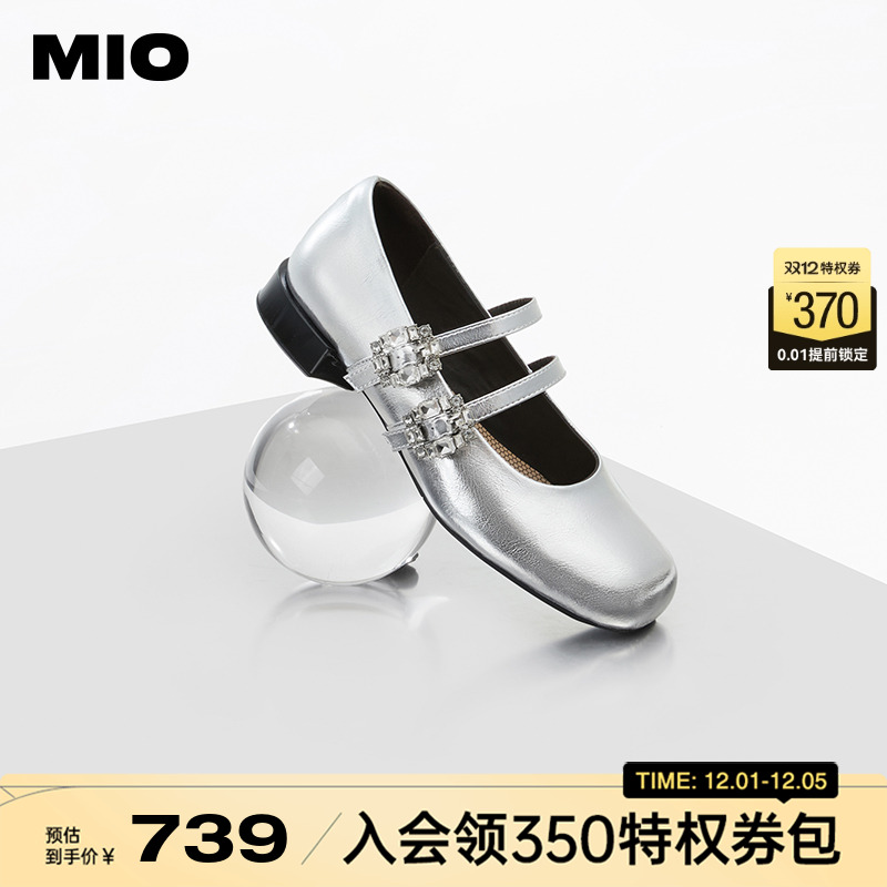 米奥玛丽珍鞋MIO复古单鞋