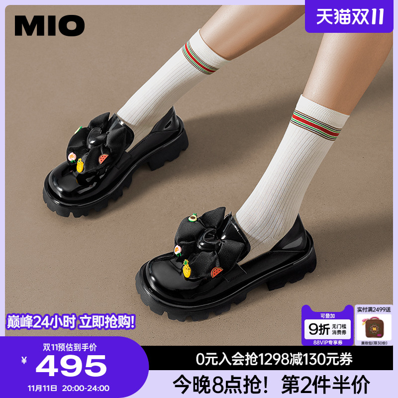 米奥女鞋MIO松糕底乐福鞋