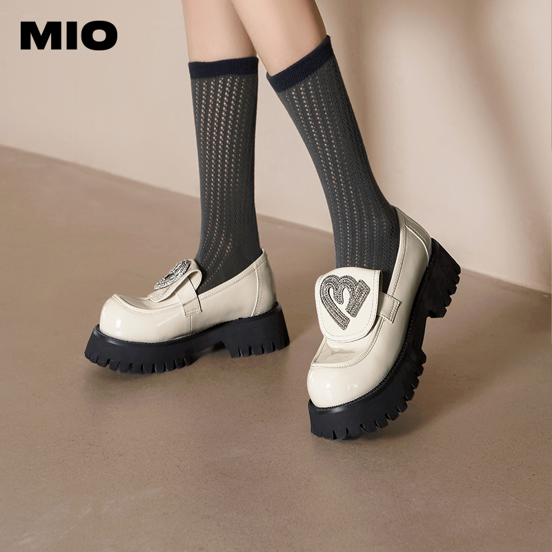 MIO米奥拼色松糕乐福女鞋
