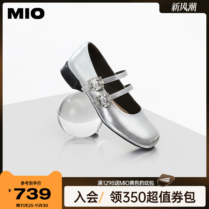米奥玛丽珍鞋MIO复古单鞋