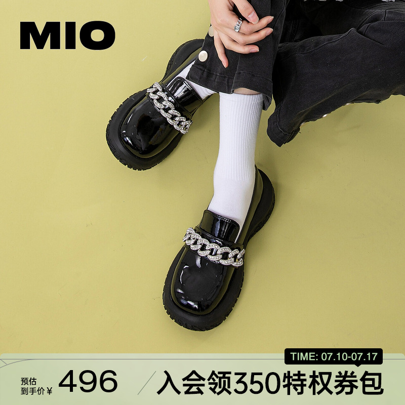 MIO2022年春季厚底英伦风乐福鞋
