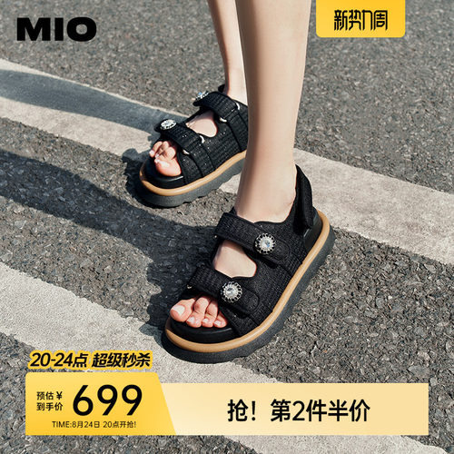 米奥休闲凉鞋MIO厚底休闲凉鞋