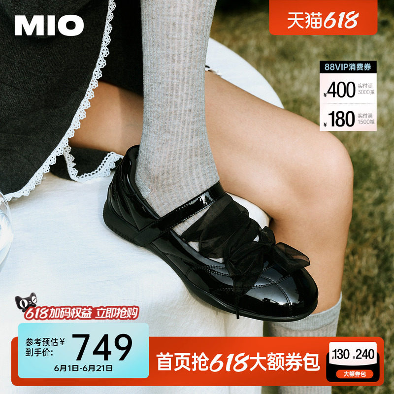 林允宋雨琦赵昭仪赵今麦同款MIO米奥女鞋夏单鞋芭蕾鞋运动玛丽珍