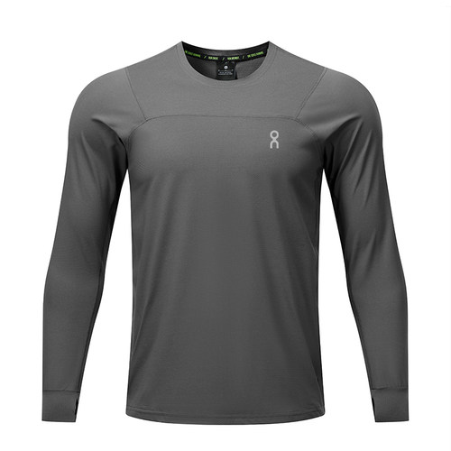 户外休闲运动健身跑步登山徒步速干吸湿透气秀禾长袖t恤男士上衣