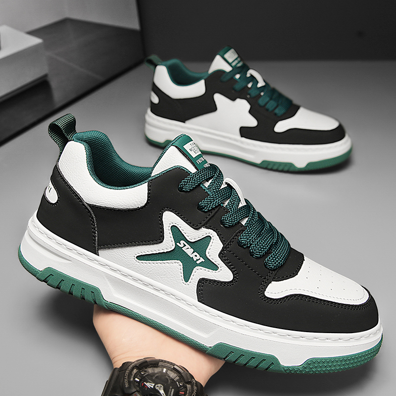 冬季特大码男鞋45加绒加厚保暖运动休闲鞋46加肥加大号星星板鞋47