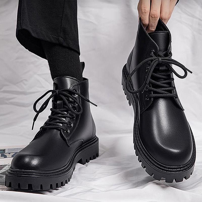 特大码男鞋三利泰英伦马丁靴