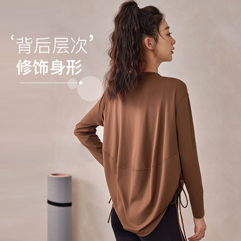 秋冬长袖瑜伽服上衣女