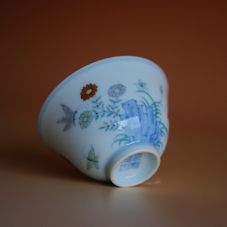 葭元里茶集  斗彩集美無塵格古薄胎三秋杯 新品开窑预售款,餐饮具,茶杯,淘宝优惠券,粉丝福利购,淘宝优惠卷