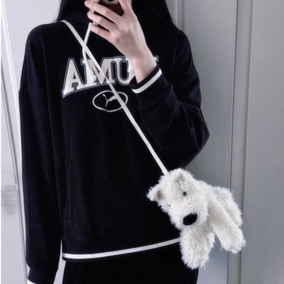 英国门罗苏格兰梗挎包毛绒玩具礼物公仔陪伴玩偶2025新品儿童学生