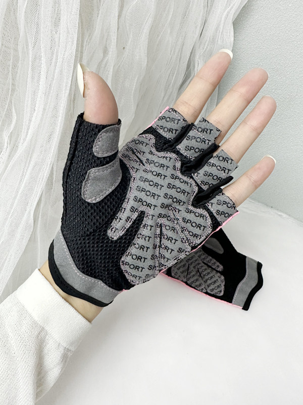 남녀공용 피트니스 장갑 통기성이 좋은 얇은 반손가락 스핀바이크 요가 장비 트레이닝 미끄럼 방지 누에고치 방지 스포츠 라이딩
