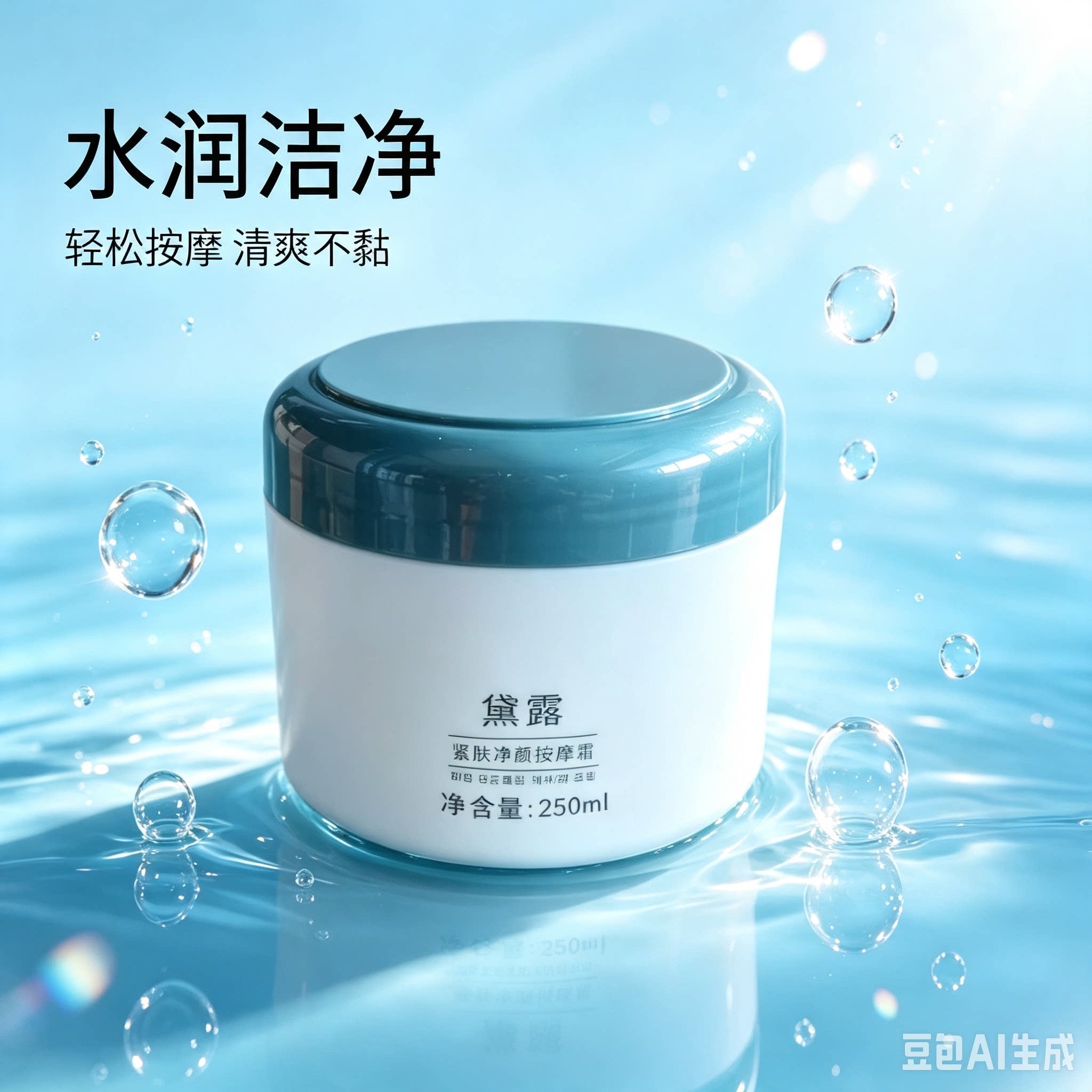按摩膏韩国熊津化妆品正品黛露紧肤净颜按摩霜 保湿新包装250ml