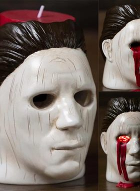 Spooky Tealight Candle Holder万圣节恐怖幽灵烛台家居卧室装饰