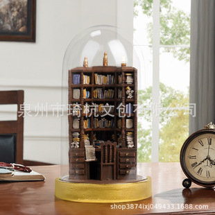 The Bookcase便携时尚 bay Miniature 书架 library 独立站新品