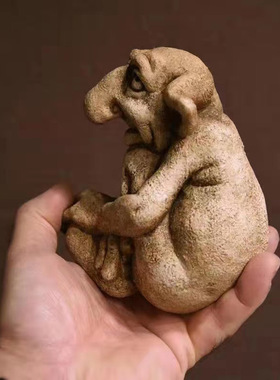 跨境巨魔户外庭院摆件设计装饰品下水道的怪物创意恶搞摆件装修