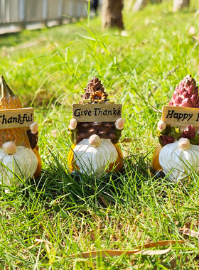 小矮人精灵地精树脂装饰摆件