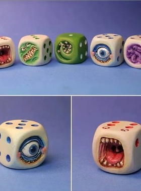 亚马逊爆款小商品万圣节微景观摆件恶魔筛子树脂工艺品新款摆件