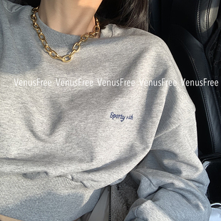 ins博主同款 质感哑光18K镀金色加粗宽链条项链男女情侣欧美chic