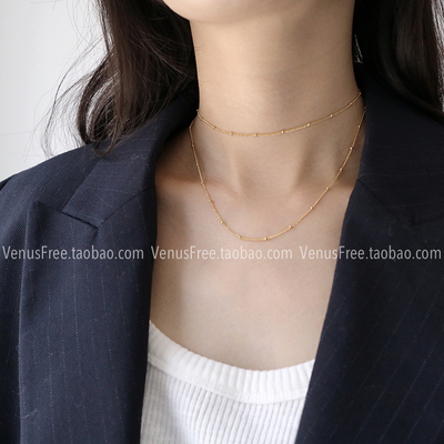 choker欧美锁骨链ins博主同款