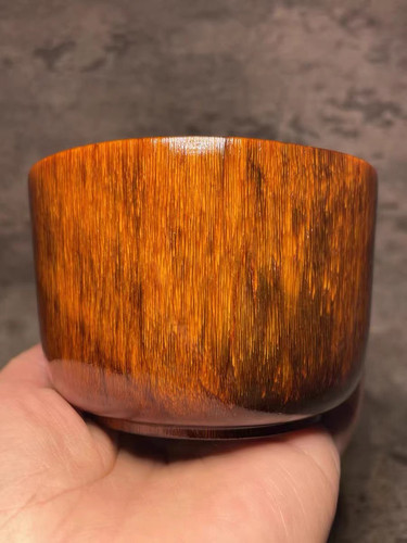 保真天然披毛犀角茶杯老亚酒杯养生杯鱼籽纹竹丝纹收藏非洲牛角杯