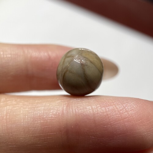 百年老玛瑙单珠11.8mm 手串念珠星月紫檀diy配珠配饰老珠子 1943