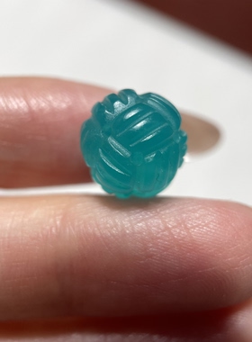 藏式西藏天河石绳纹珠11mm 念珠手串diy配珠配饰单珠散珠 1640